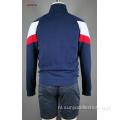 Heren Polyester Double Face Lange Mouw Sweatjacke